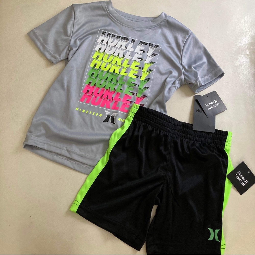 Hurley Rainbow Neon Super cute shorts set
